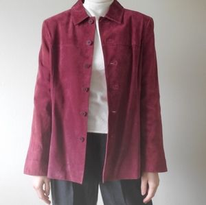 Vintage Genuine Leather Suede Jacket